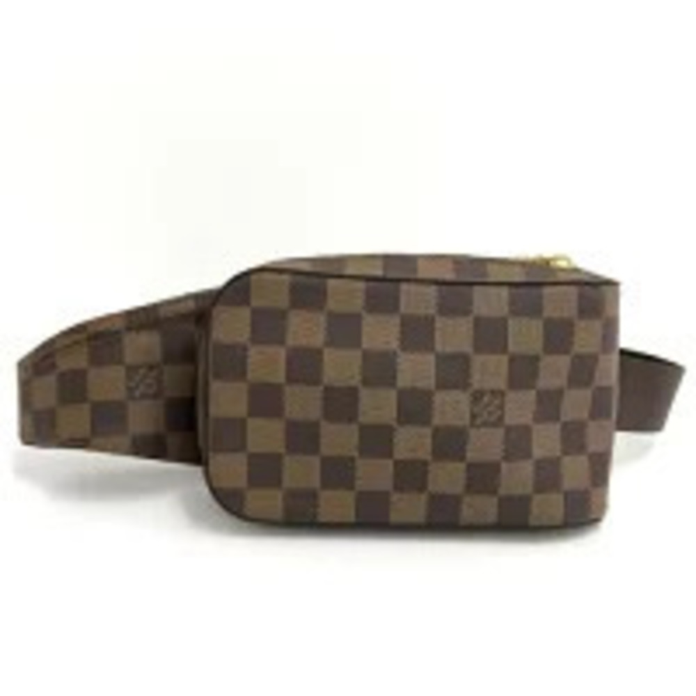 LOUIS VUITTON Geronimos Body Bag Damier Ebene Brown